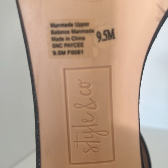 Style & Co denim heels - Picture 5 of 5